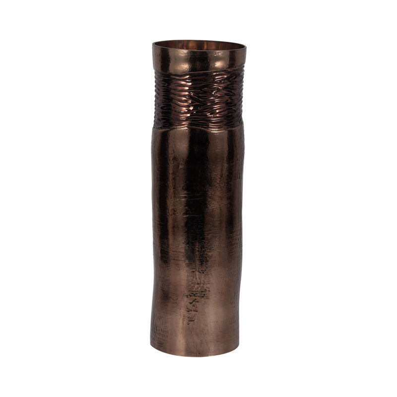 Glass 18" Textured Enamel Vase image number 0