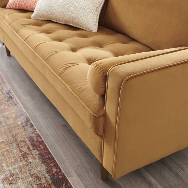 Valour Performance Velvet Sofa image number 9