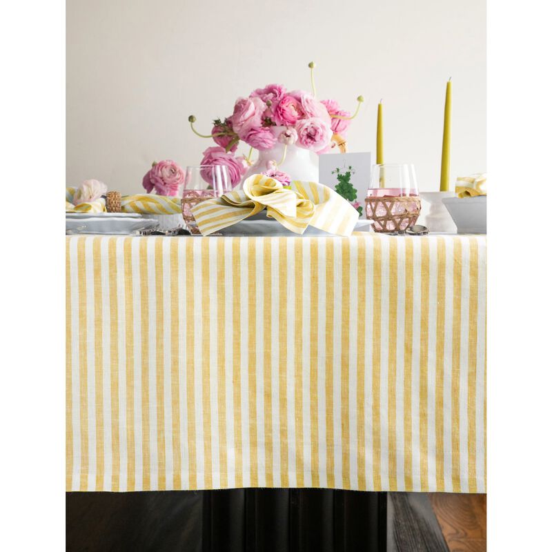 Linen Tablecloth - Amalfi Stripe image number 2