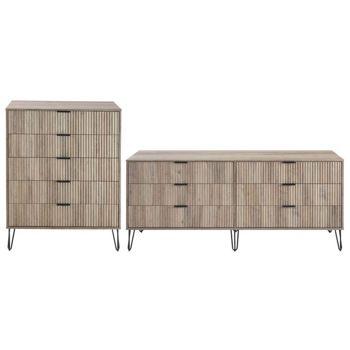 Dumbo Bedroom Set in Gray
