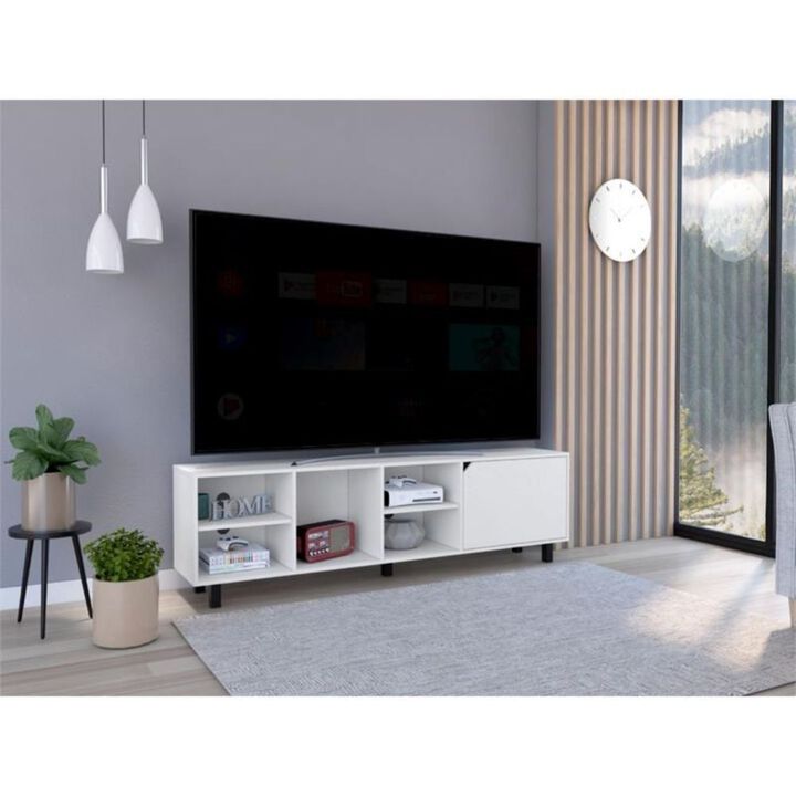Homezia Stylish and Fresh White Television Stand