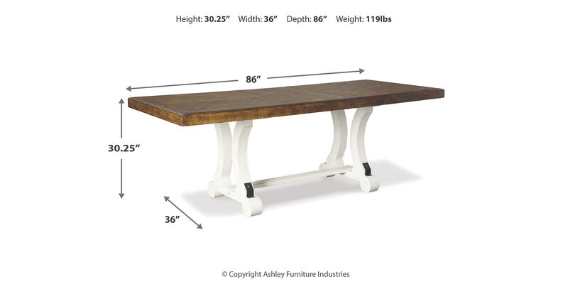 Valebeck Dining Table image number 6