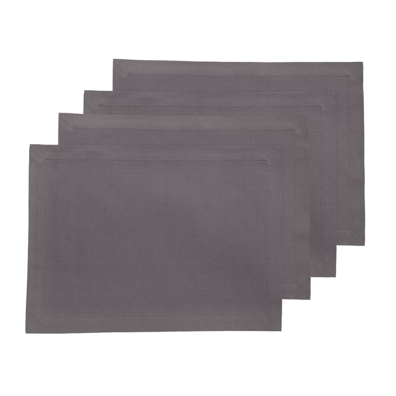 Cotton Linen Placemats - Dru - Cotton Linen Plain