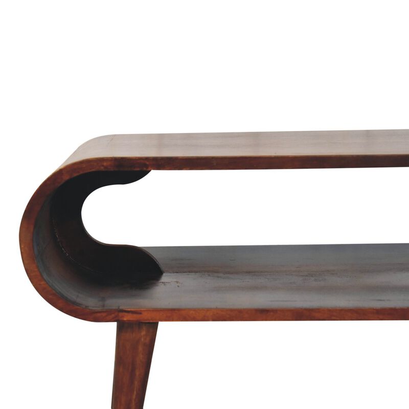 Artisan Furniture Solid Wood Open California Walnut Coffee Table