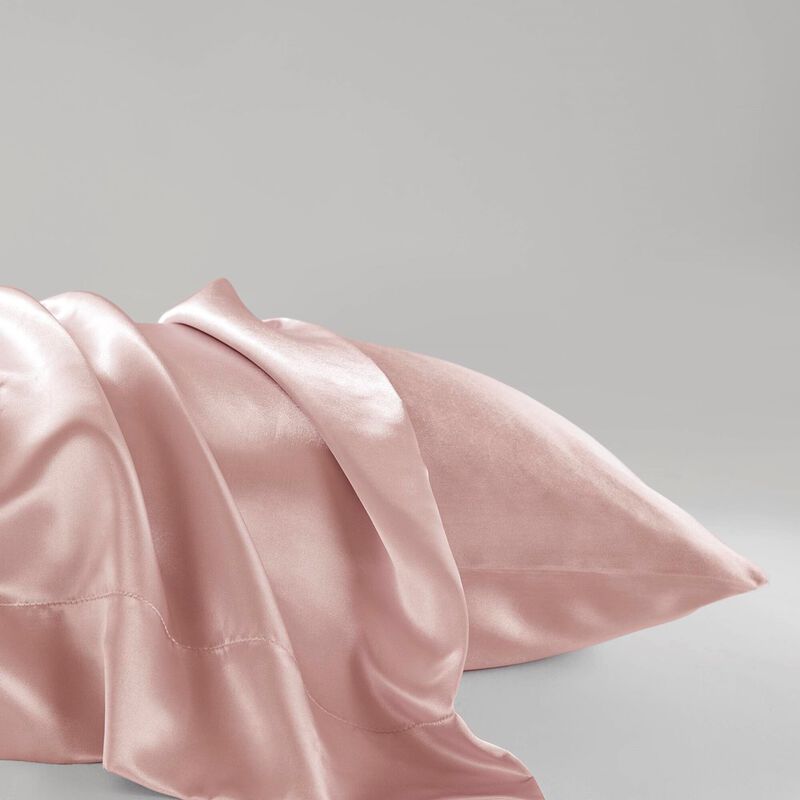 Gracie Mills Coralie 2-Peice Satin Pillowcase Set image number 1