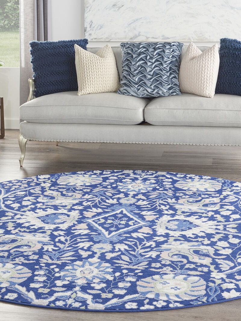 Whimsicle WHS10 Navy/Multicolor 8'4" x 11'6" Rug image number 6