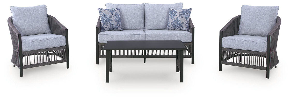 Bodega Island 4-Piece Outdoor Conversation Set