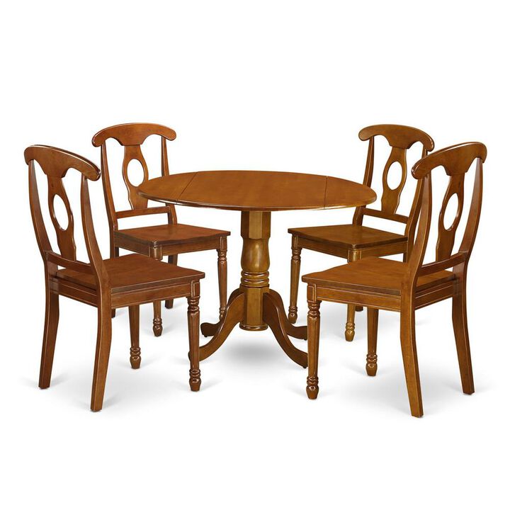 5 PC Kitchen nook Dining set-breakfast nook and 4 dinette Chairs