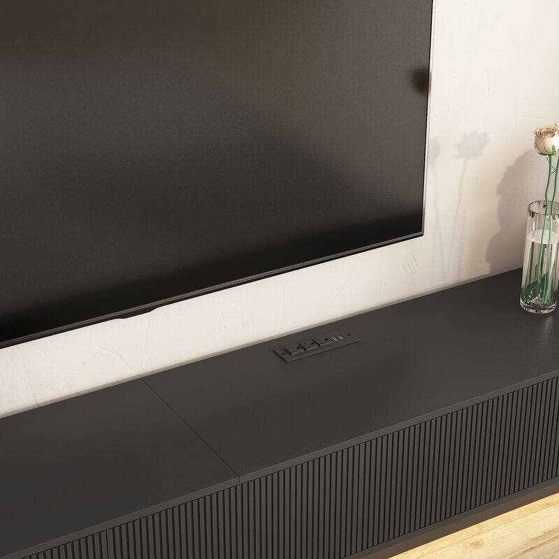 Zatsem LED TV Stand image number 6