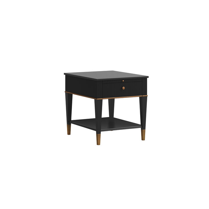 Boulevard Drawer End Table