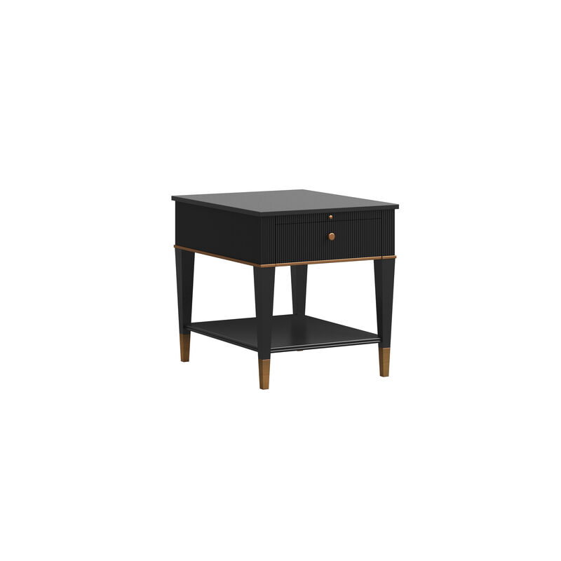 Boulevard Drawer End Table image number 0