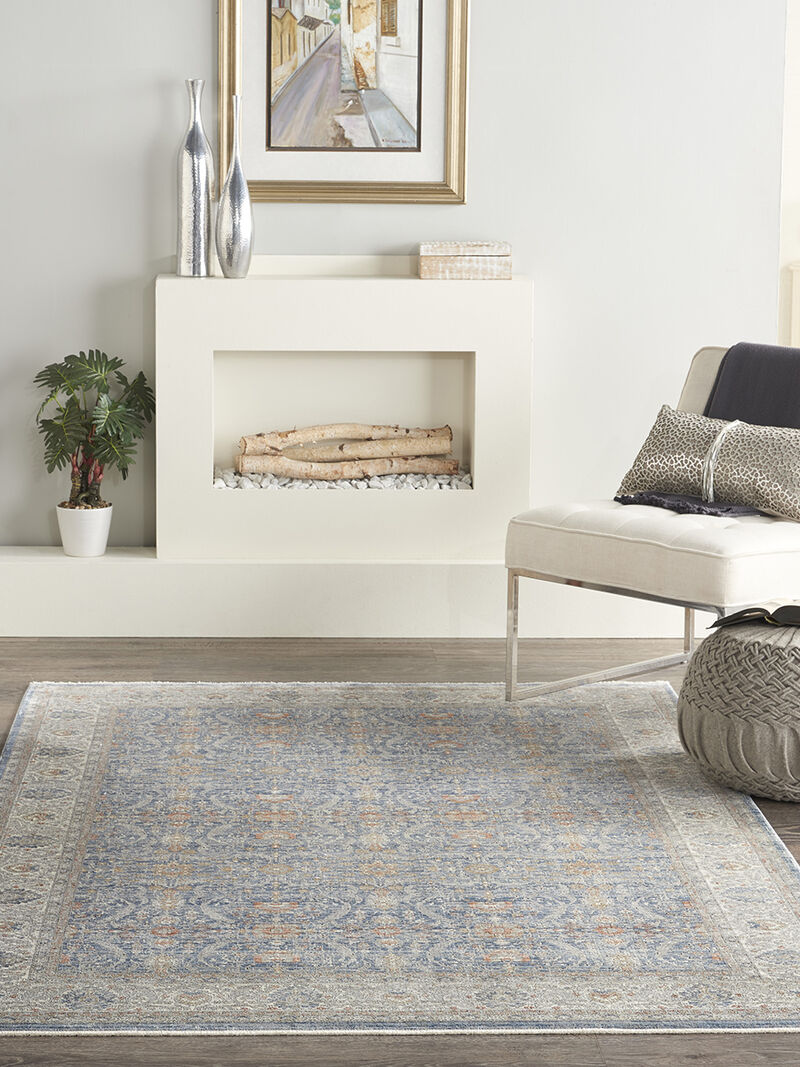 Starry Nights STN08 Light Blue 9'10" x 12'6" Rug