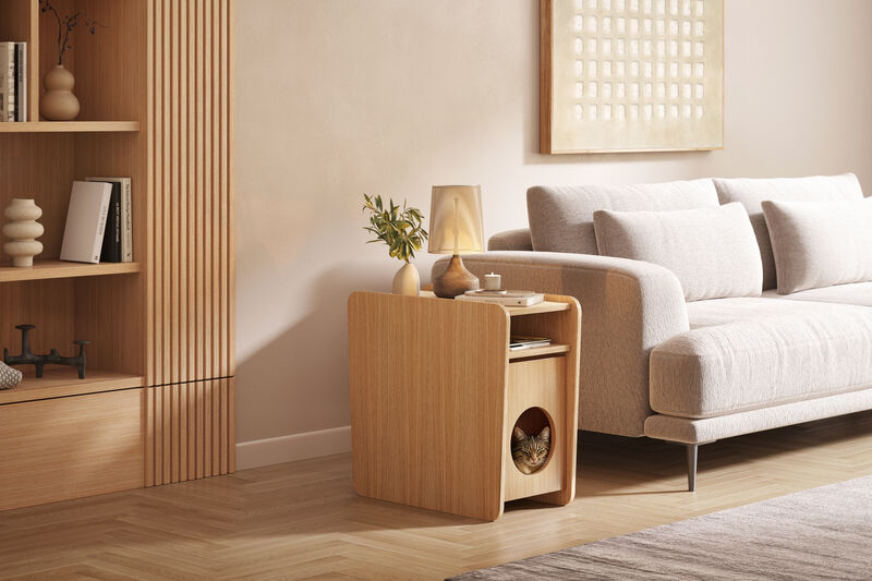 FURRO 12'' Narrow End Table for Living Room