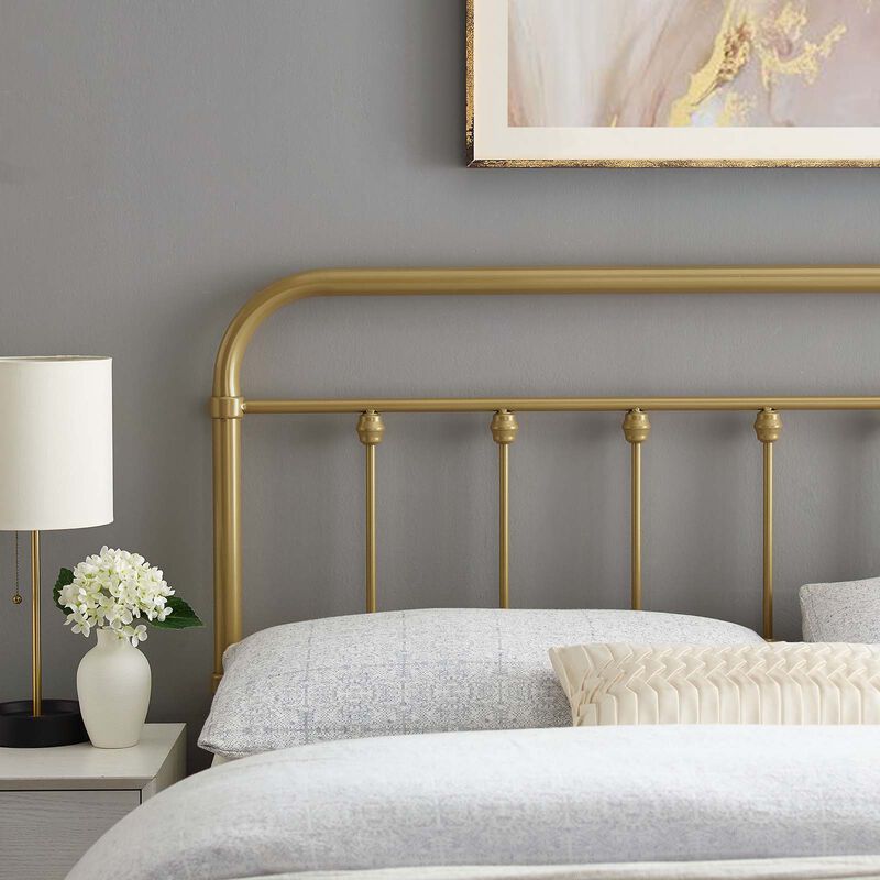 Sage Metal Headboard image number 5