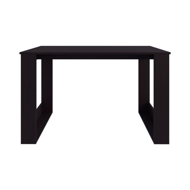 HomeRoots 47" Black Wood Computer Desk