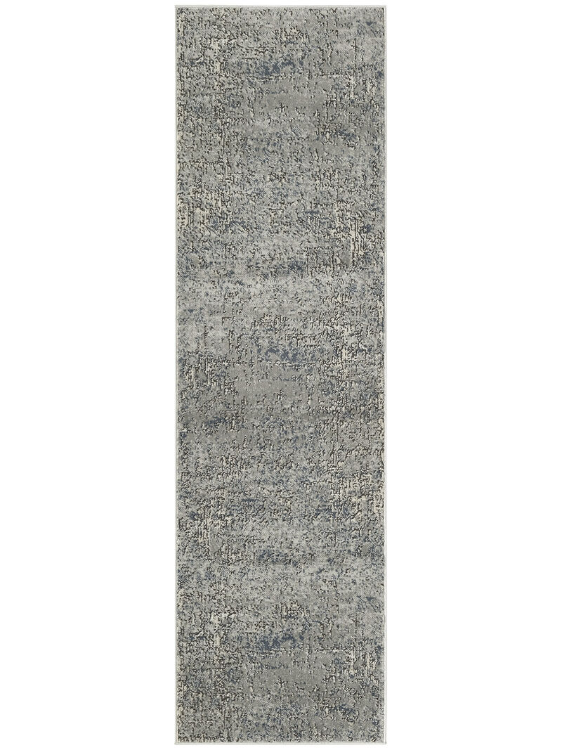Quarry QUA17 Dark Gray 2'2" x 10' Rug