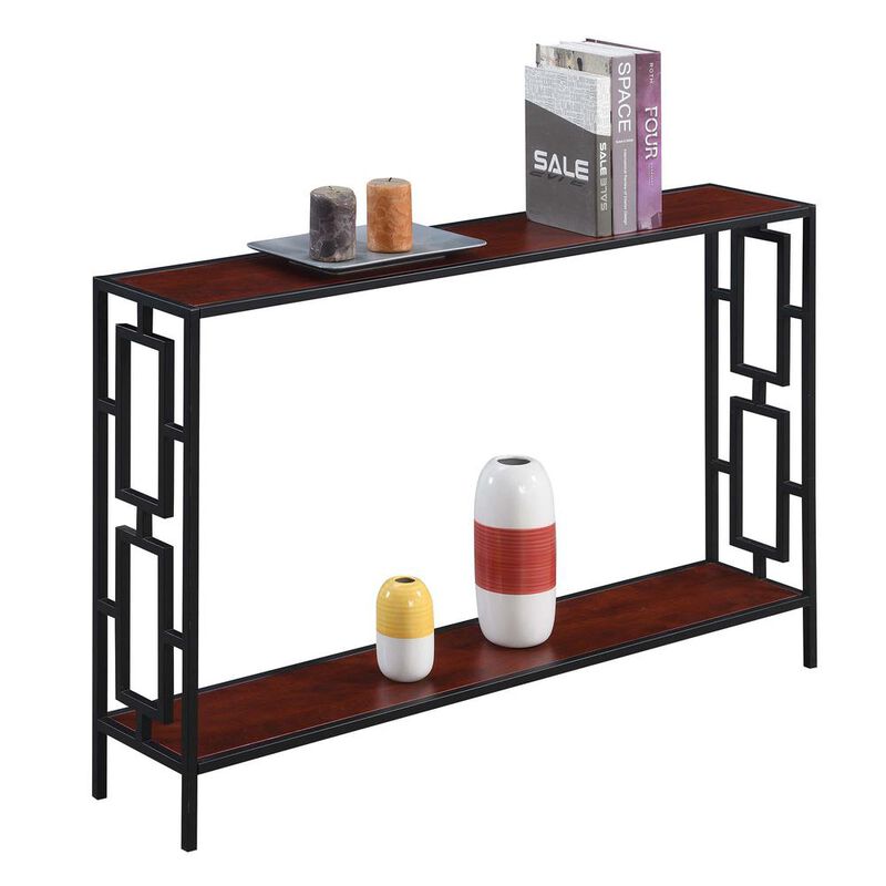 Convenience Concepts Town Square Metal Frame Console Table*