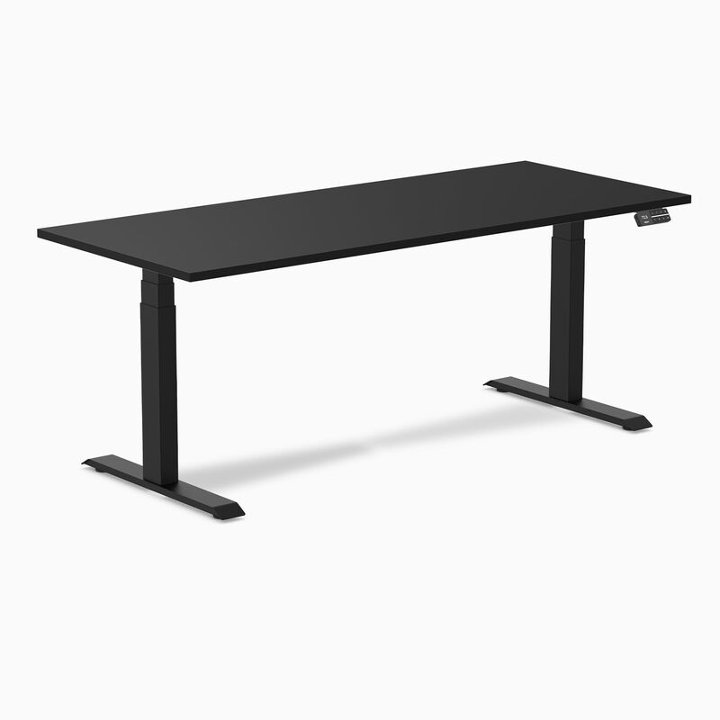 Desky Dual Laminate Sit Stand Desk image number 0