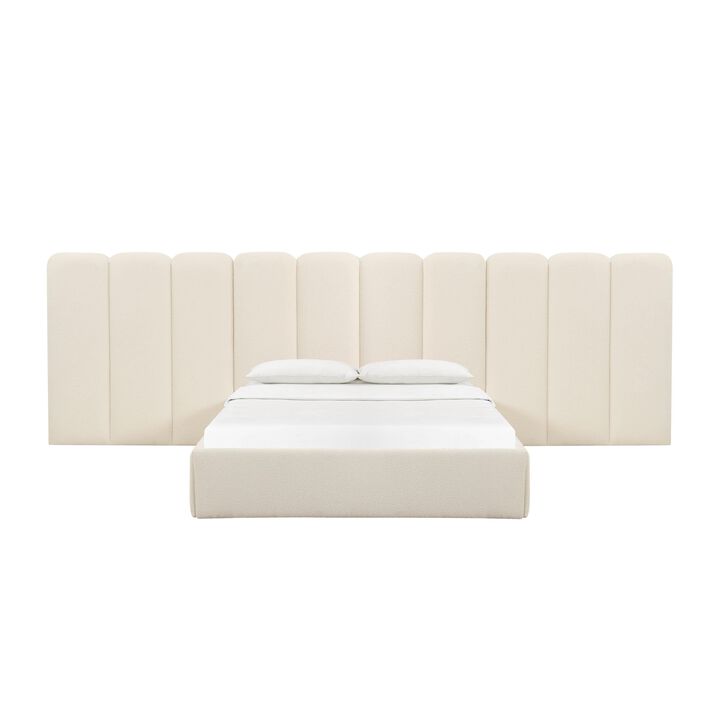 Palani Cream Boucle Wings - Queen or King (Set of 2)