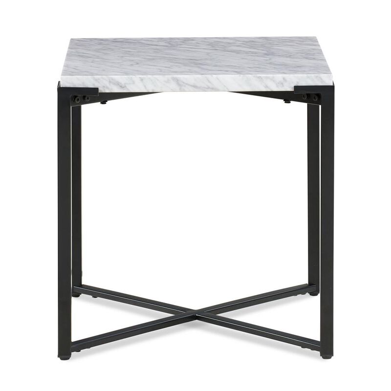 Modus Furniture Saxon End Table in Matte Black
