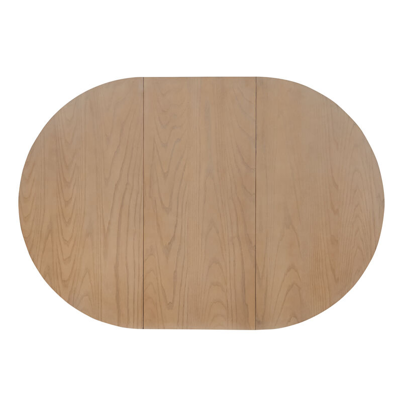 Christopher Knight Home Idalia Rustic Wood Expandable Oval Dining Table