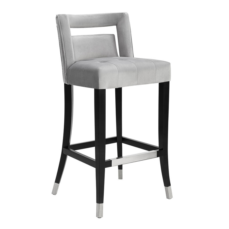Hart Velvet Counter Stool image number 0