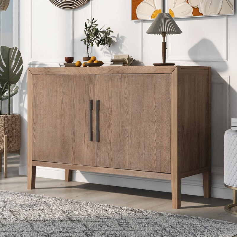 Merax Storage Cabinet Sideboard Wooden Cabinet image number 1