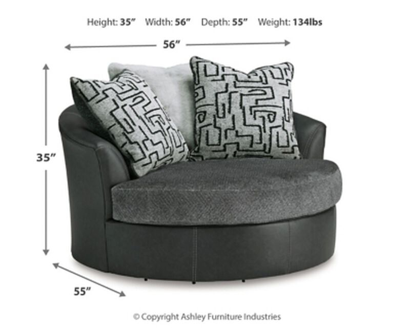 Oversized Swivel Accent Chair