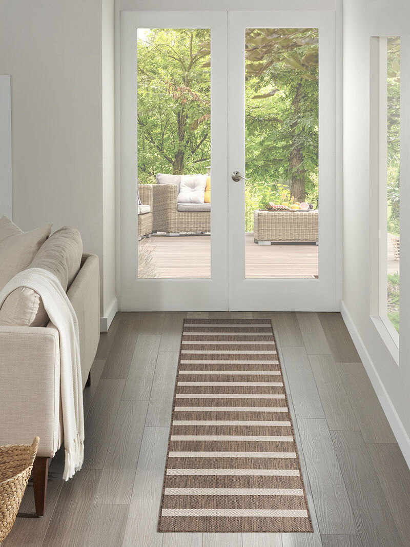 Positano POS03 Natural/Ivory 2'2" x 10' Rug image number 6