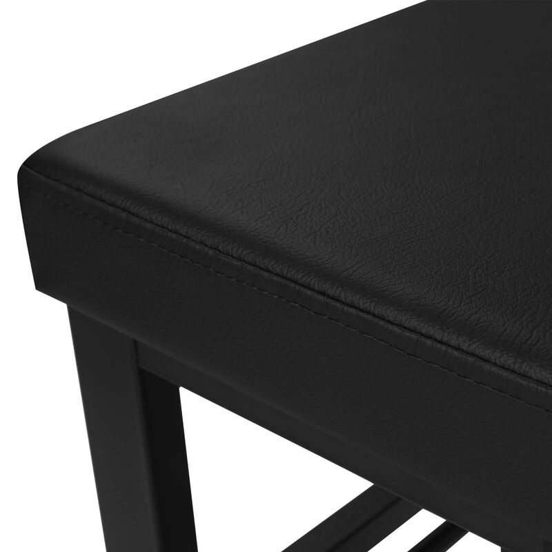 3-Tier Shoe Rack Bench with Upholstered Foam Seat &ndash; Functional and Stylish Organizer for Entryway or Closet