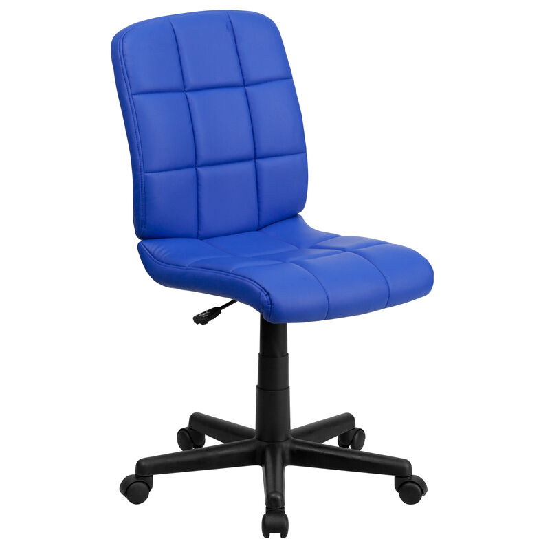 Clayton Mid-Back Quilted Vinyl Swivel Task Office Chair image number 0