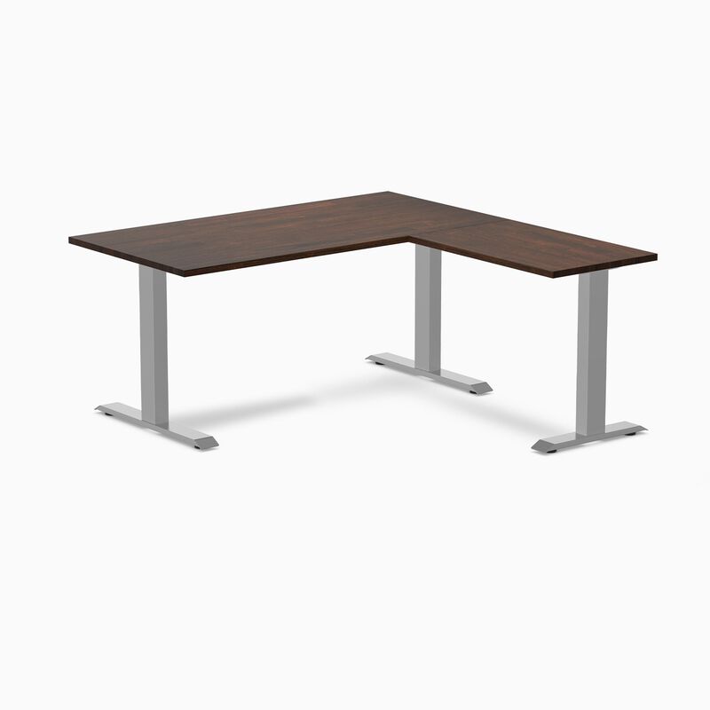 Desky Zero Rubberwood L-Shape Office Desk image number 0