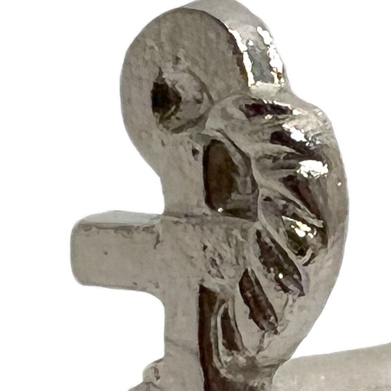 HomeRoots Set of Six Silver Nautical Anchor Knob Metal Drawer Pull Knobs image number 4