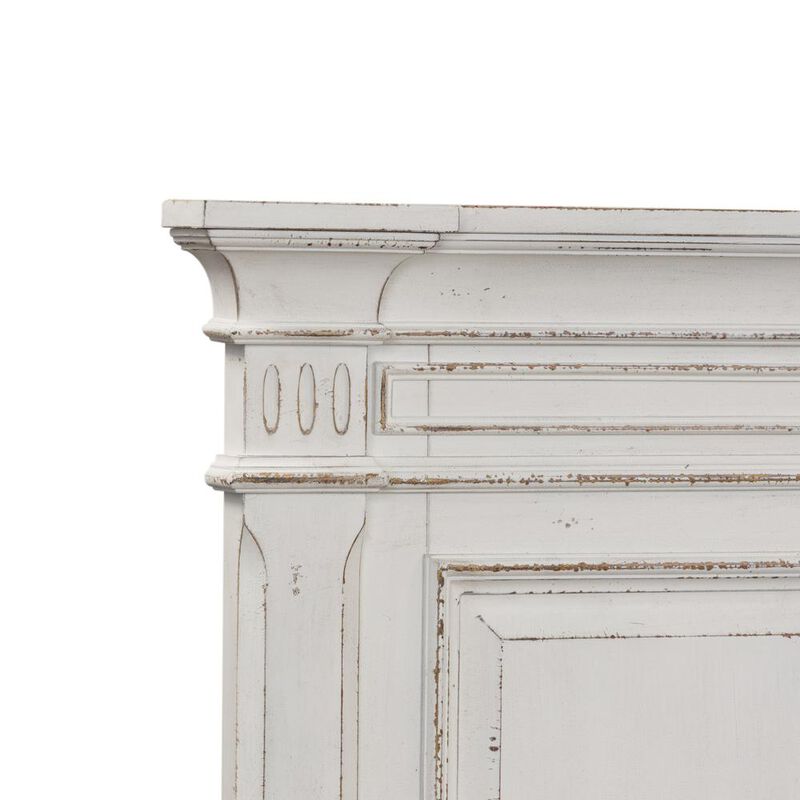 Liberty Furniture Abbey Park Queen Panel Headboard in Antique White image number 3