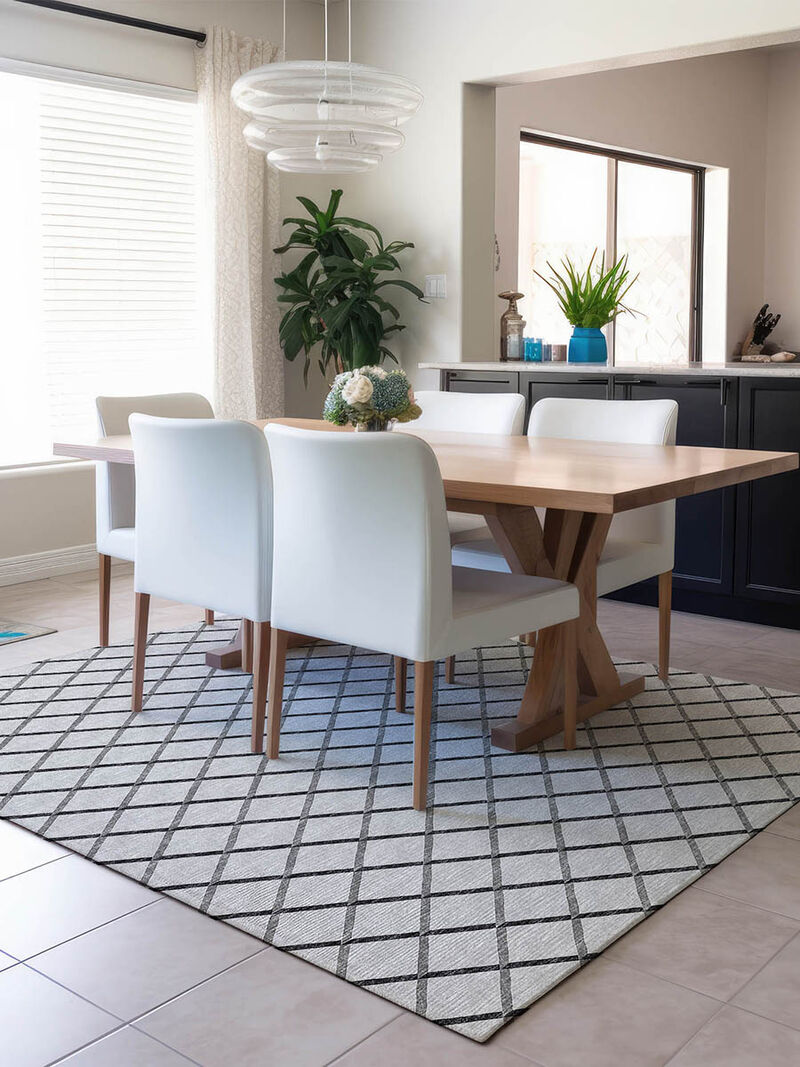 York YO1 Gray 10' x 14' Rug