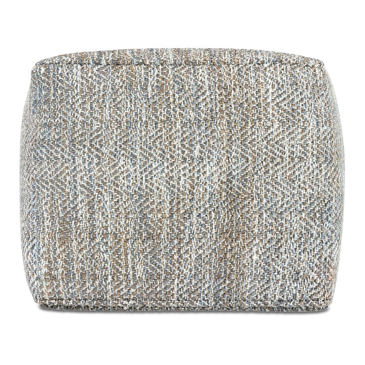 Simpli Home Nate Square Pouf