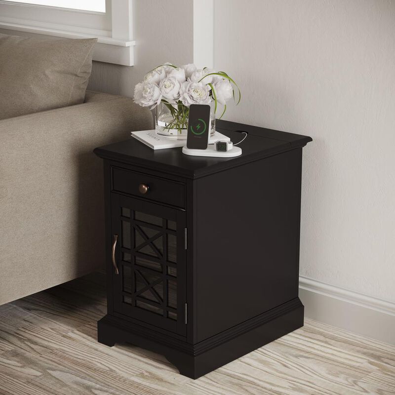 Jofran USB Charging Chairside End Table