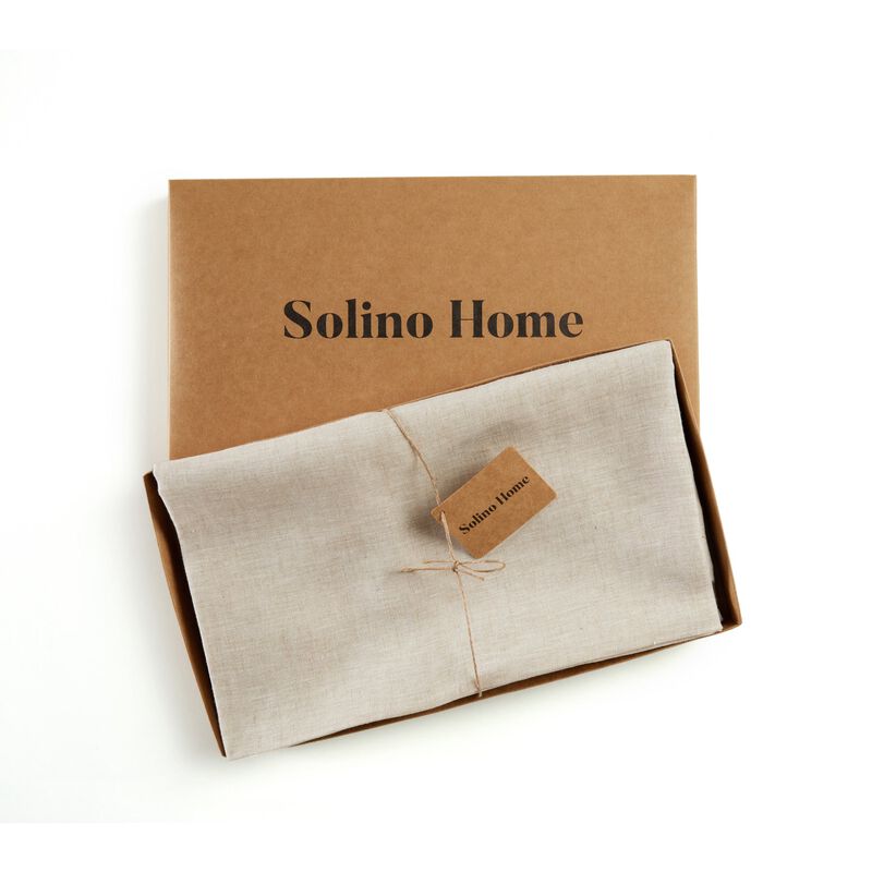 Christmas Linen Round Tablecloth - Sonoma, Solino Home