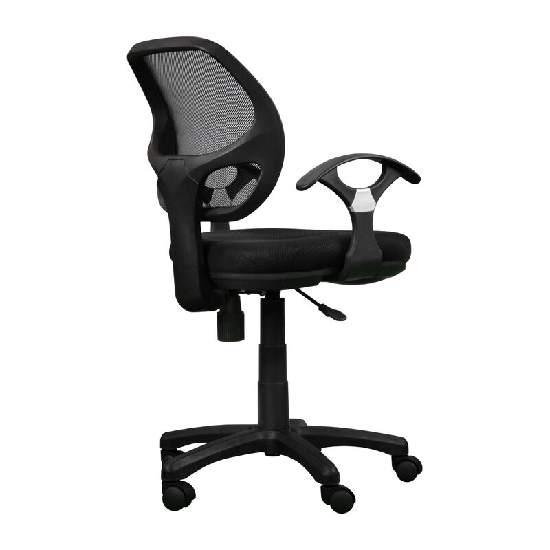 Streamdale Midback Mesh Task Office Chair, Black image number 7