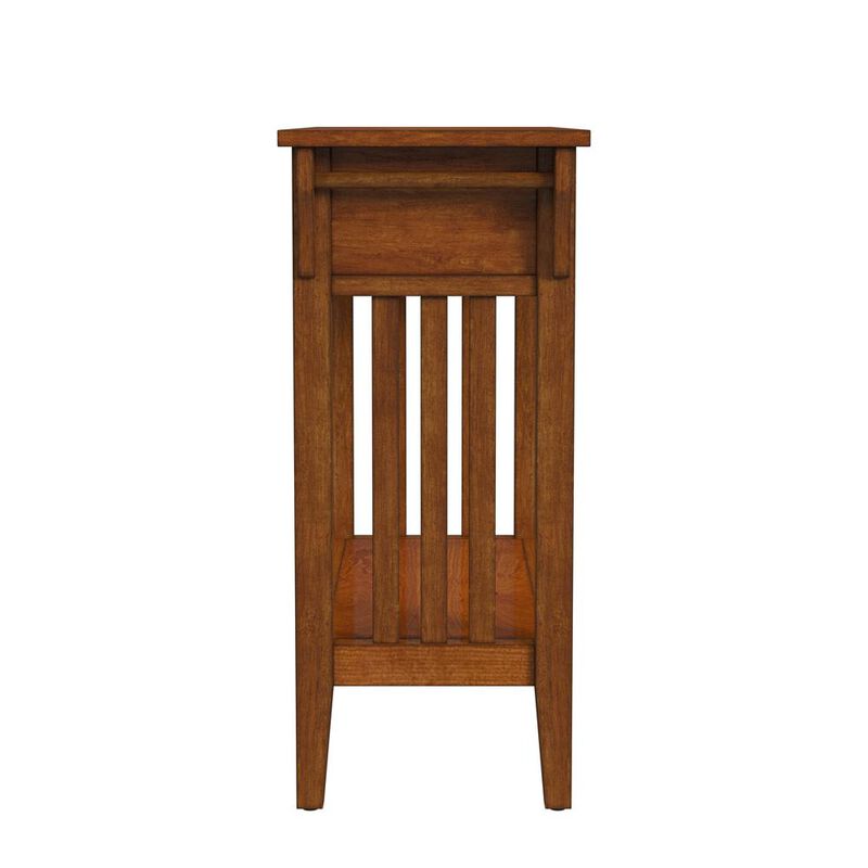 Butler Specialty Larina Burl 2- Drawer Console Table, Medium Brown