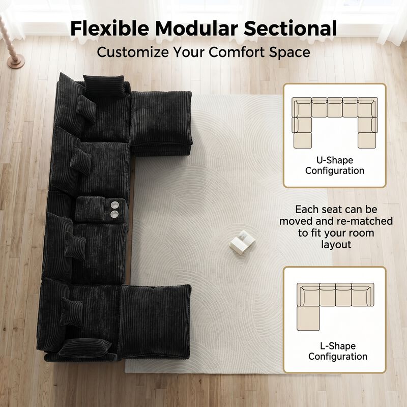 Plosbe U Shaped Sectional image number 6