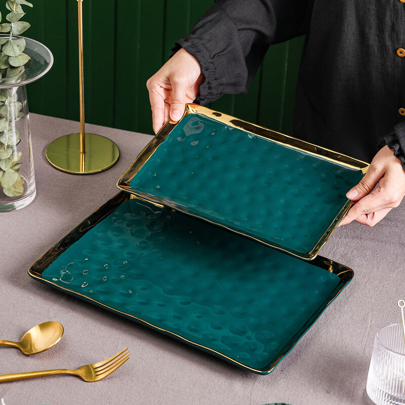 Stone Lain Florian Porcelain Service Plate Set 2 Piece