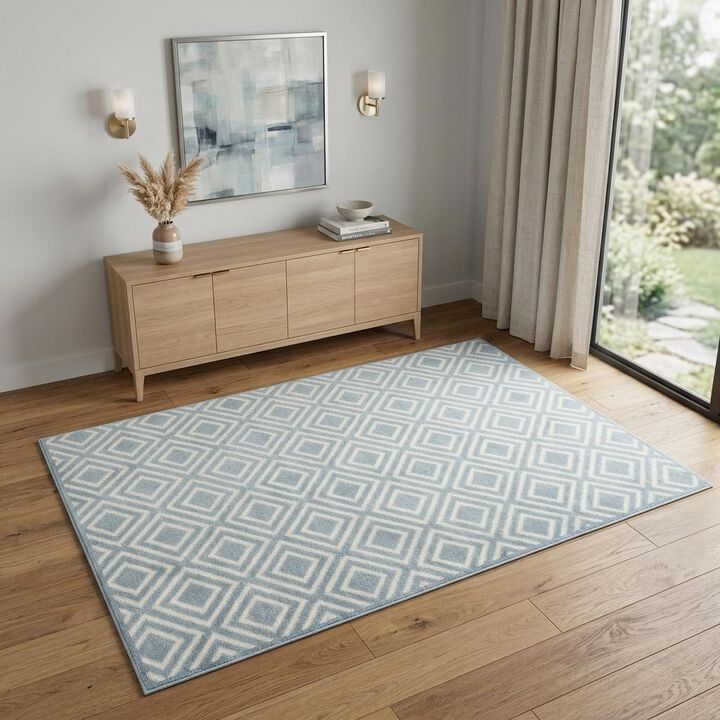 HomeRoots Geometric Area Rug