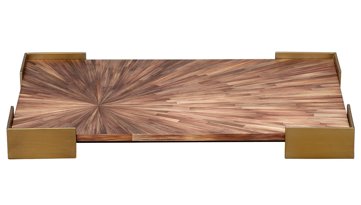 Palm Marquetry Tray