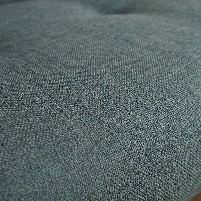 Tucson Frame-Rustic Walnut Finish-Linen Aqua Mattress image number 9