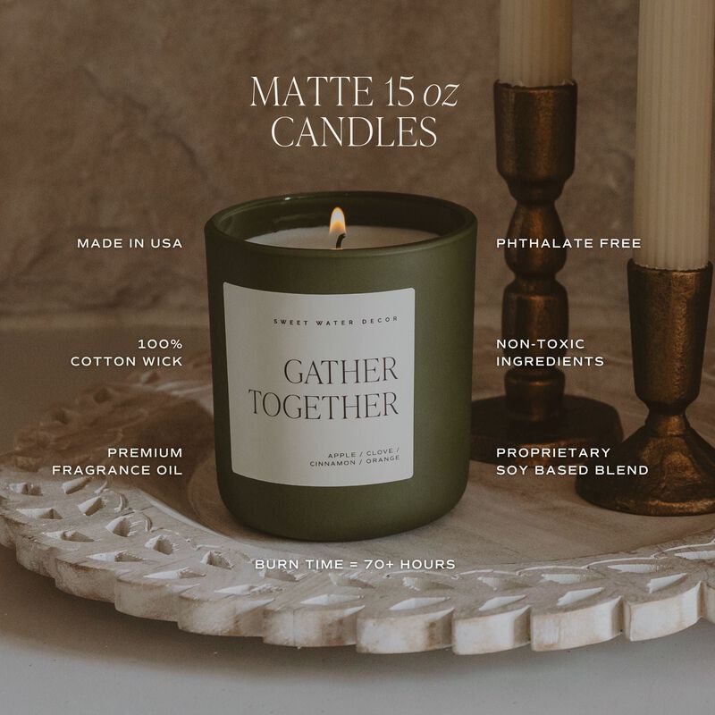 Sweet Water Decor Gather Together 15 oz Soy Candle image number 4