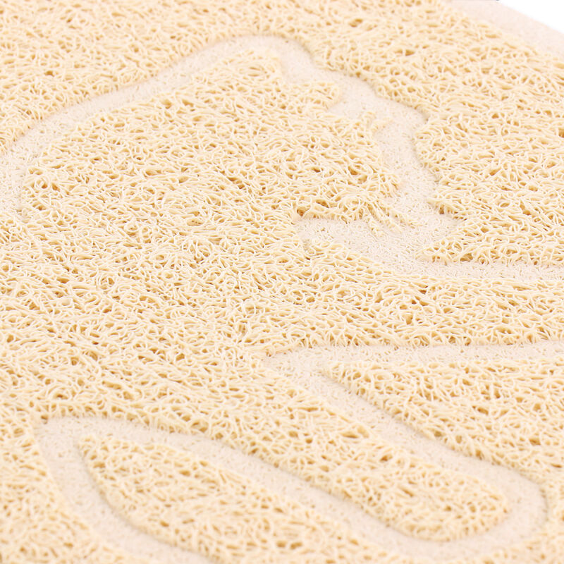 Gibson Everyday Pet Elements 18.5 x 13.78 Inch Cat Silhouette Placemat in Tan image number 3