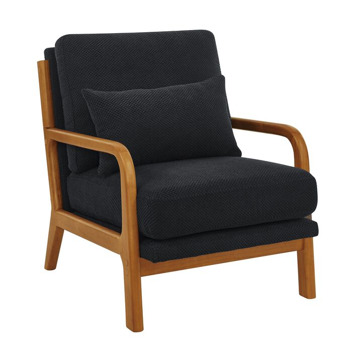 Zitrig Wooden Lounge Chair