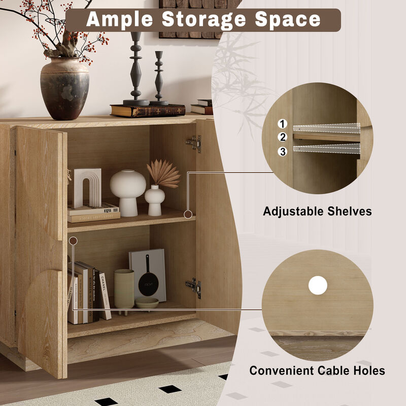 Kuxpex Large Storage Sideboard image number 3