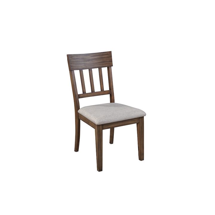 "Donham Set of 2 Side Chairs, Brown"